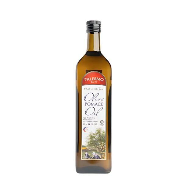 Palermo Olive Pomace Oil In Dark Marasca Glass Bottle 1 Ltr.