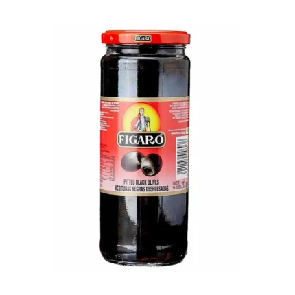 Figaro Pitted Black Olives 340g