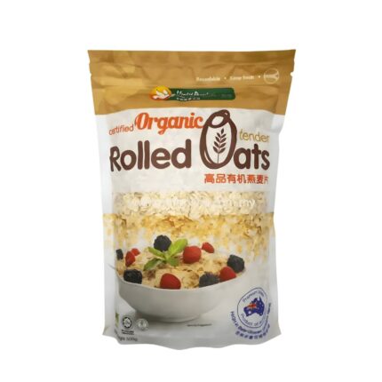 Health Paradise Organic Rolled Oats 500g (Australia)