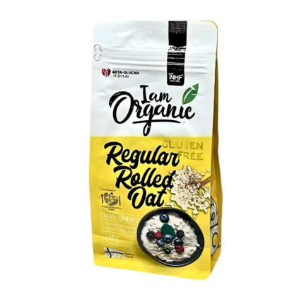 NHF I Am Organic Regular Rolled Oat 500g