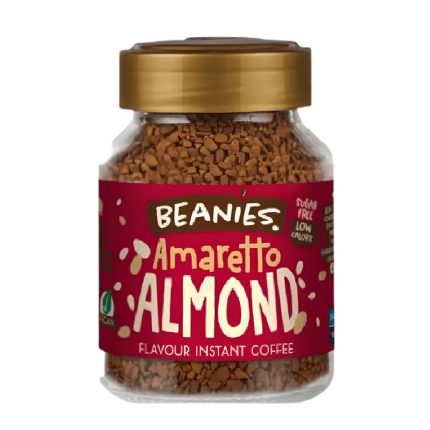 Beanies Amaretto Almond Flavour Instant Coffee 50g