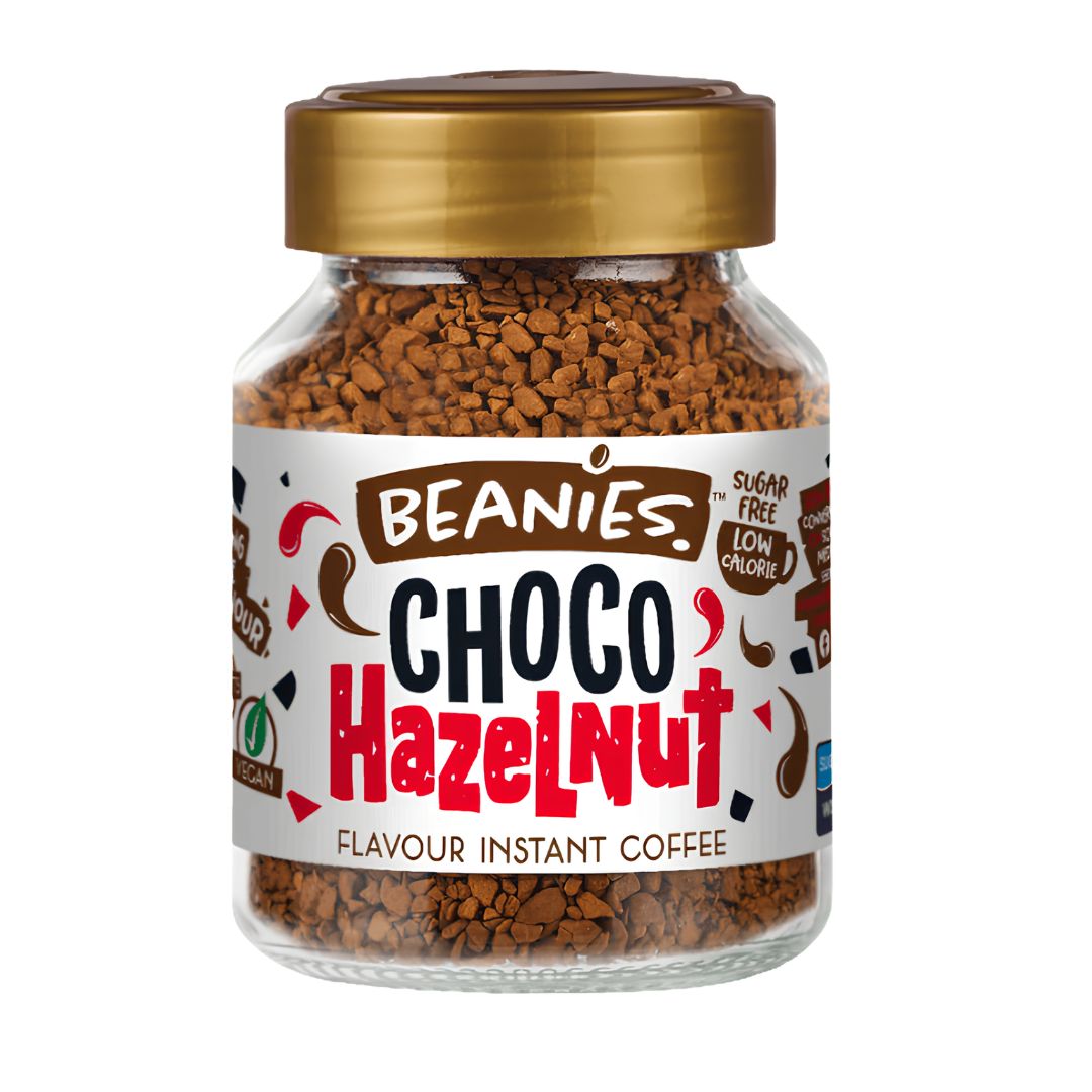 Beanies Choco Hazelnut Flavour Instant Coffee 50g Beanies Choco Hazelnut Flavour Instant Coffee 50g - Image 1