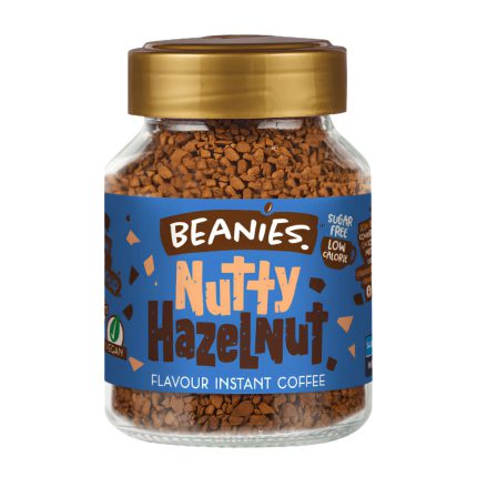 Beanies Nutty Hazelnut Flavour Instant Coffee 50g