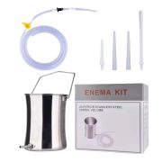Superior Stainless Steel 2ltr Size Enema Kit - Image 2