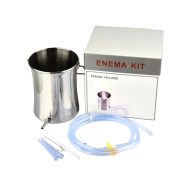 Superior Stainless Steel 2ltr Size Enema Kit