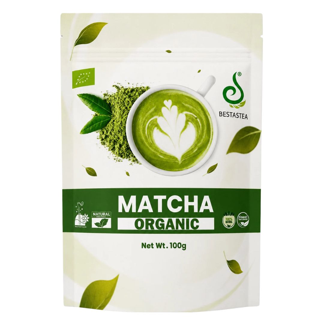 BESTASTEA Organic Matcha Powder 100g (2) BESTASTEA Organic Matcha Powder 100g - Image 1